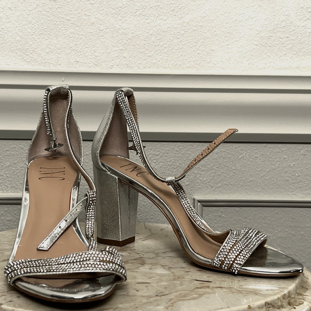 Strappy Diamond Heels